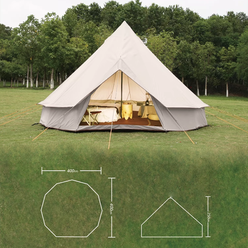 Camping Tent Outdoor Camping Extra Large Thick Rainproof Luxury Yurt Tent