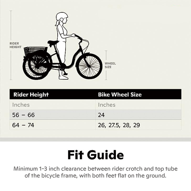 Adult Tricycles Bike, 7 Speed Adult Trikes, 24 Inch Three-Wheeled Bicycles, Carbon Steel Cruiser Bike with Basket and Adjustable Seat, Picnic Shopping Tricycles for Seniors, Women, Men