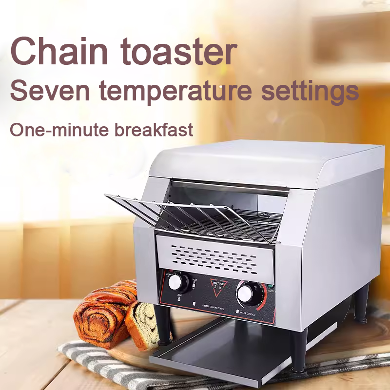Chain Toaster Commercial Toaster Crawler Hotel Toast Heating Machine Fully Automatic Sandwich Baking Machine