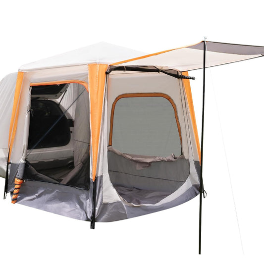 SUV Camping Tent Double Door Design Rainfly Waterproof Outdoor SUV Tent with Poles