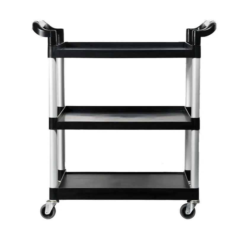 Commercial plastic 3 Shelf Three Shelves Rack Service Cart Utility Tro ...
