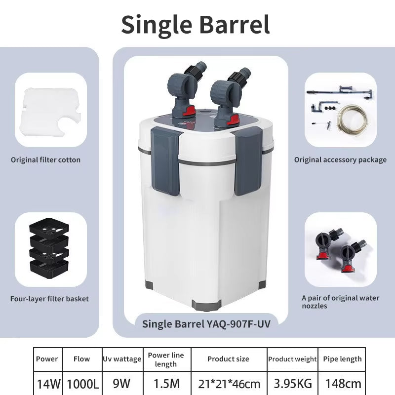Aquariums Accessories Super Quiet UV Filter Aquarium Filter Water Pumps