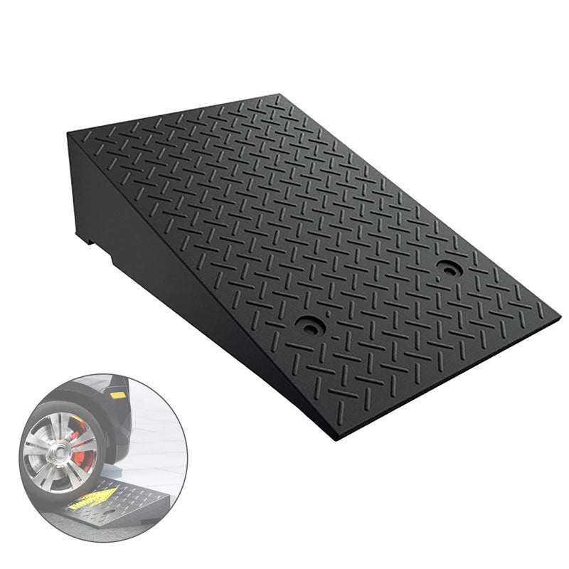 Vehicle Sidewalk Ramp, Black Heavy Duty Ramp, Rubber Threshold Ramp, C ...