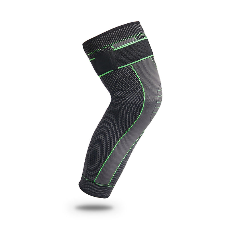 Knitted Bandage Compression Sports Lengthened Basketball Football Knee Pads