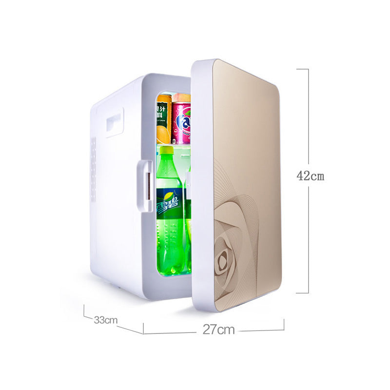 Mini Fridge 20L Portable Small Beverage Refrigerator Small Heating And Cooling Refrigerator For Home Car